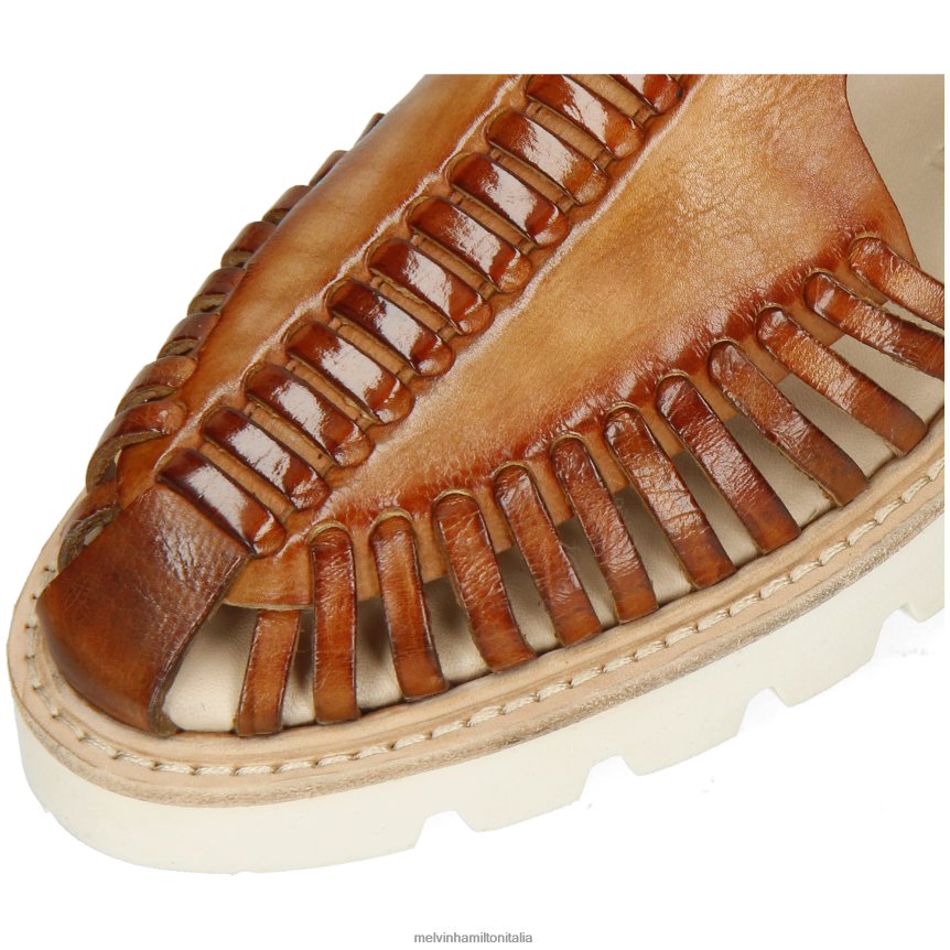 esso Melvin & Hamilton donne Molly 17 marrone sandali DLT2BB1936