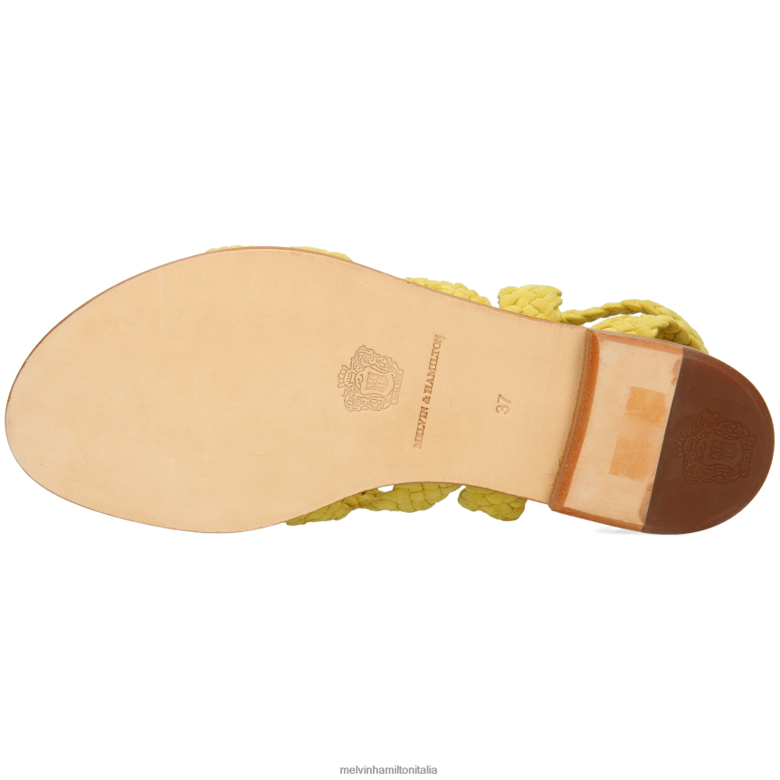 esso Melvin & Hamilton donne Sandra 11 giallo sandali DLT2BB1905