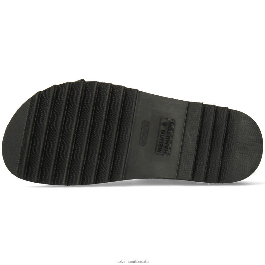 esso Melvin & Hamilton donne Wilma 37 nero sandali DLT2BB1935