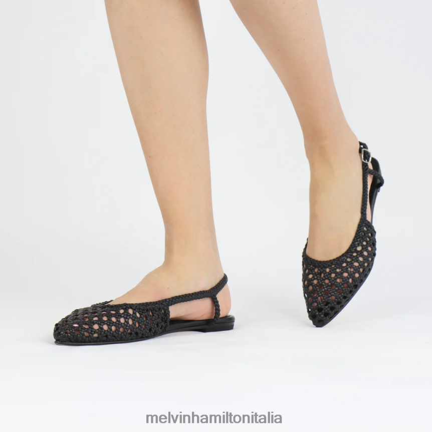 esso Melvin & Hamilton donne alexa 27 nero sandali DLT2BB1918