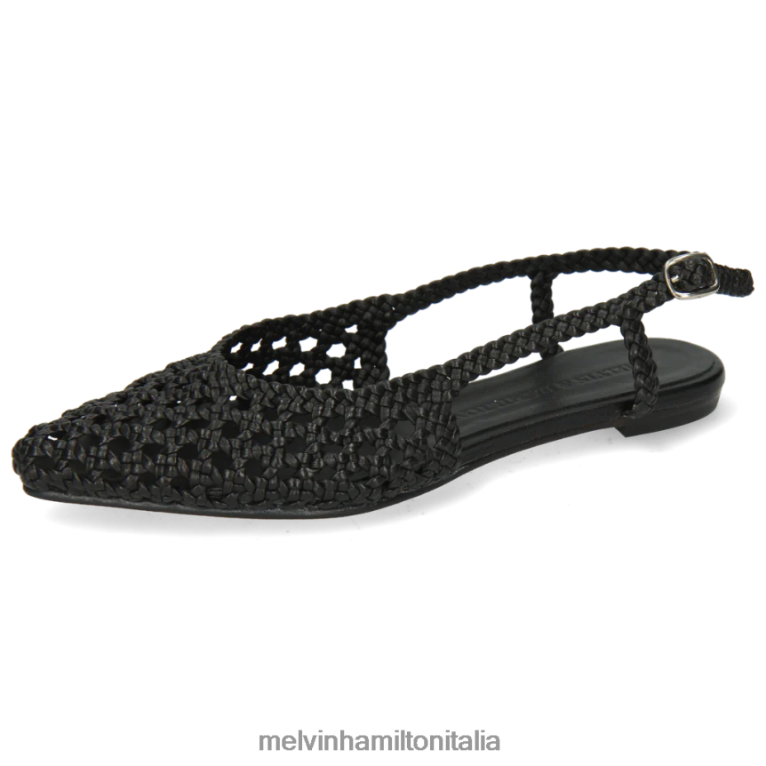 esso Melvin & Hamilton donne alexa 27 nero sandali DLT2BB1918