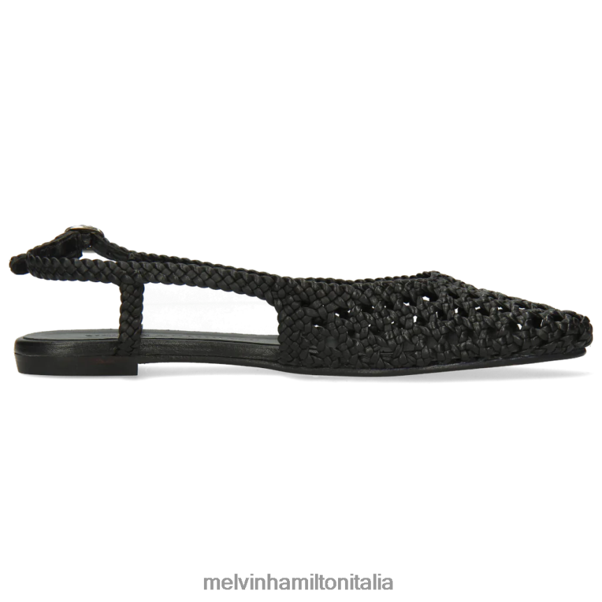 esso Melvin & Hamilton donne alexa 27 nero sandali DLT2BB1918