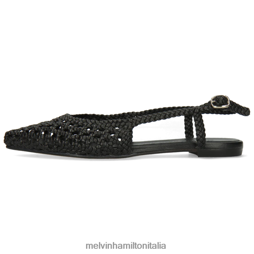 esso Melvin & Hamilton donne alexa 27 nero sandali DLT2BB1918