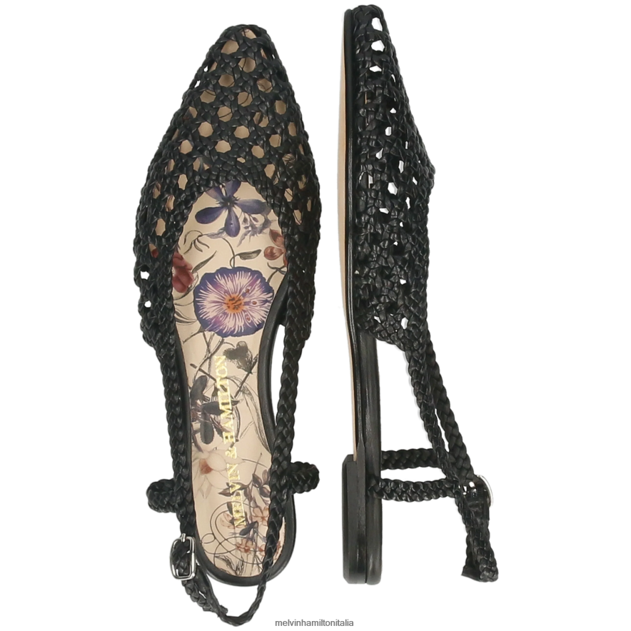 esso Melvin & Hamilton donne alexa 27 nero sandali L80P2P1904