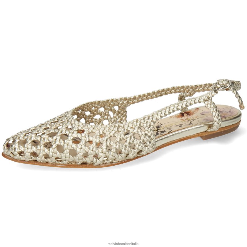 esso Melvin & Hamilton donne alexa 27 oro sandali DLT2BB1942