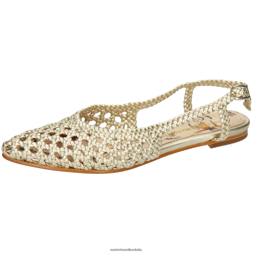 esso Melvin & Hamilton donne alexa 27 oro sandali L80P2P1893