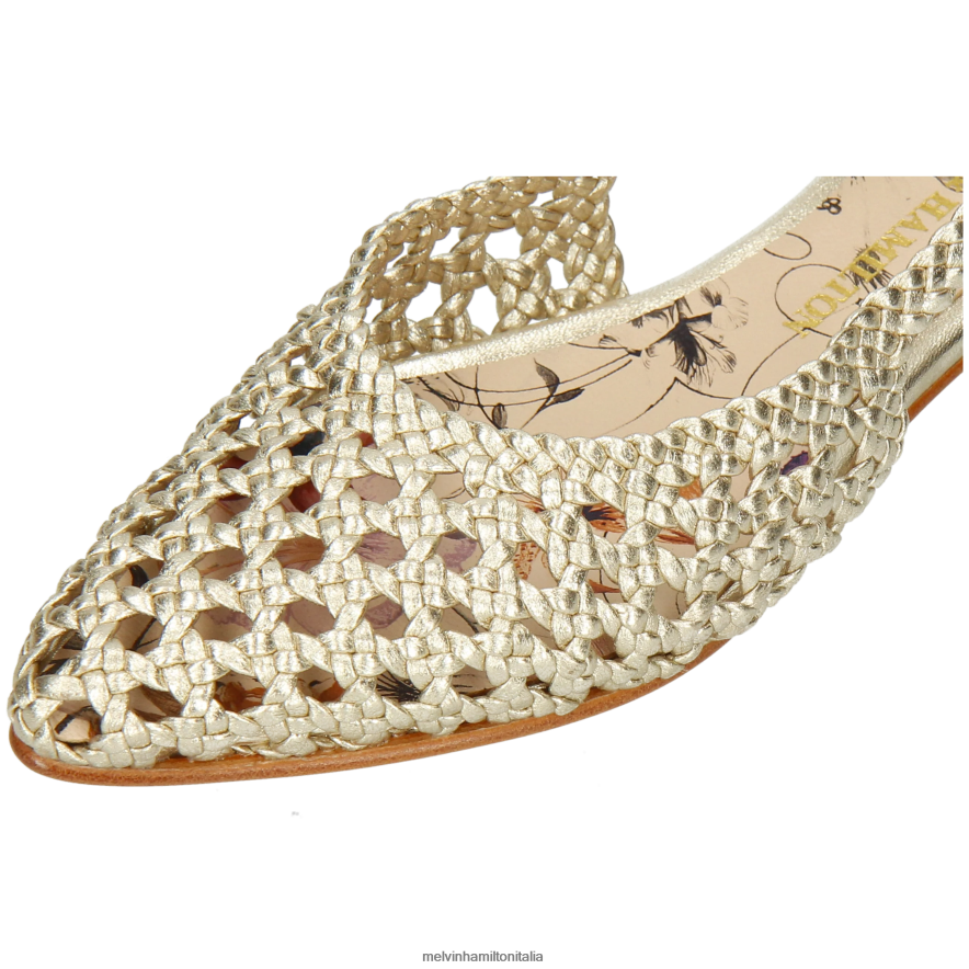 esso Melvin & Hamilton donne alexa 27 oro sandali L80P2P1893