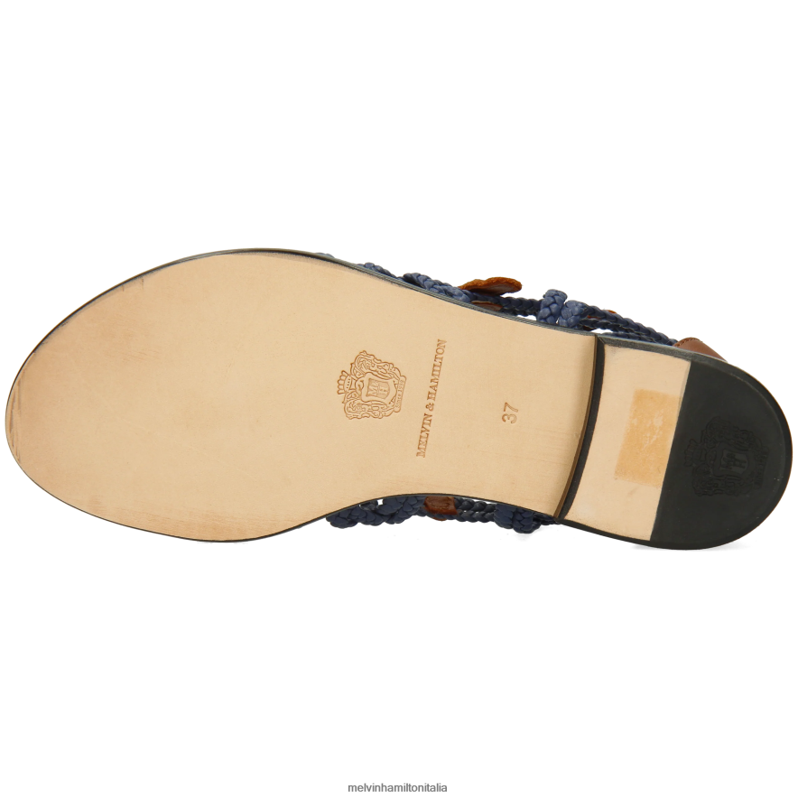 esso Melvin & Hamilton donne sandra48 blu sandali L80P2P1903