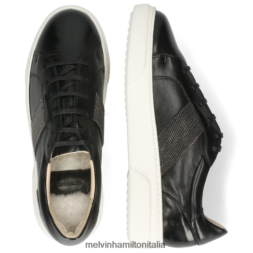 esso Melvin & Hamilton donne Hailey 17 nero scarpe da ginnastica L80P2P1853