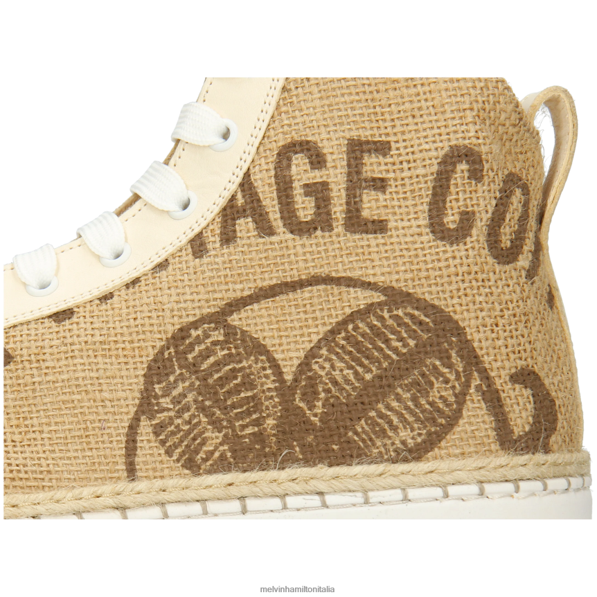 esso Melvin & Hamilton donne Nuri 12 beige scarpe da ginnastica DLT2BB1850