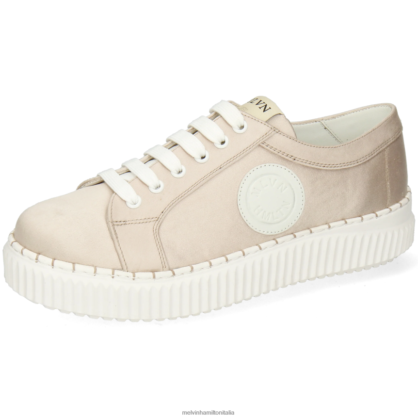 esso Melvin & Hamilton donne Nuri 5 beige scarpe da ginnastica DLT2BB1808