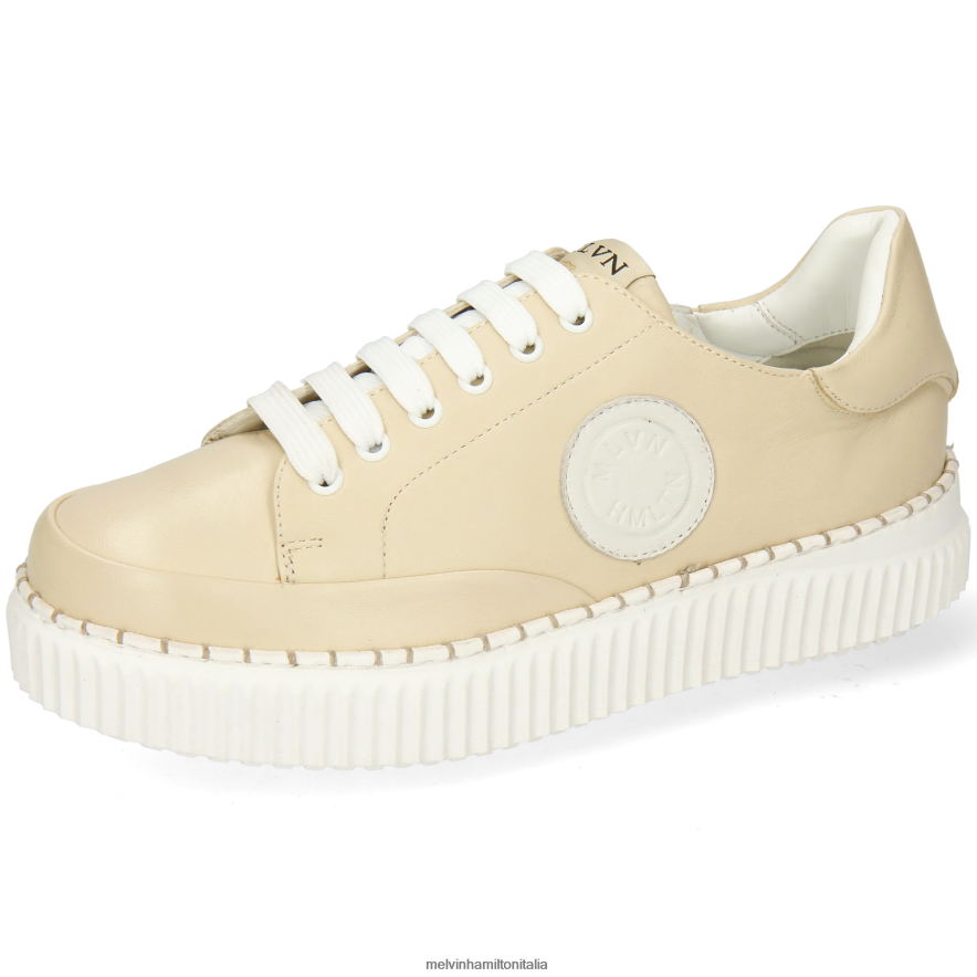 esso Melvin & Hamilton donne Nuri 7 beige scarpe da ginnastica L80P2P1804