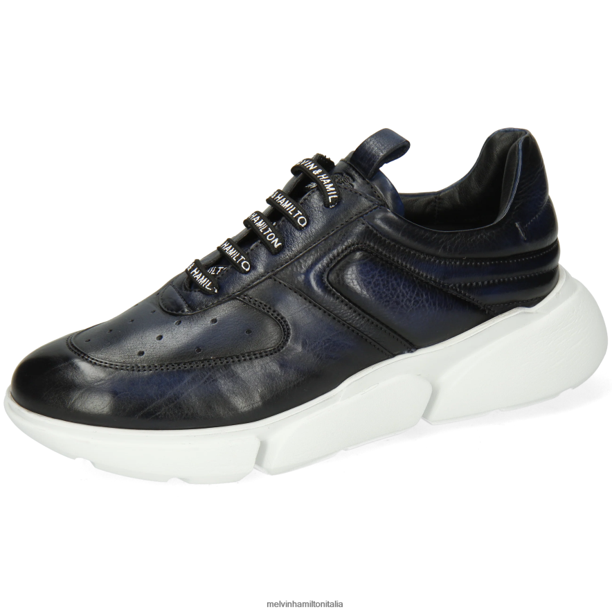 esso Melvin & Hamilton donne Tessa 2 blu scarpe da ginnastica L80P2P1866