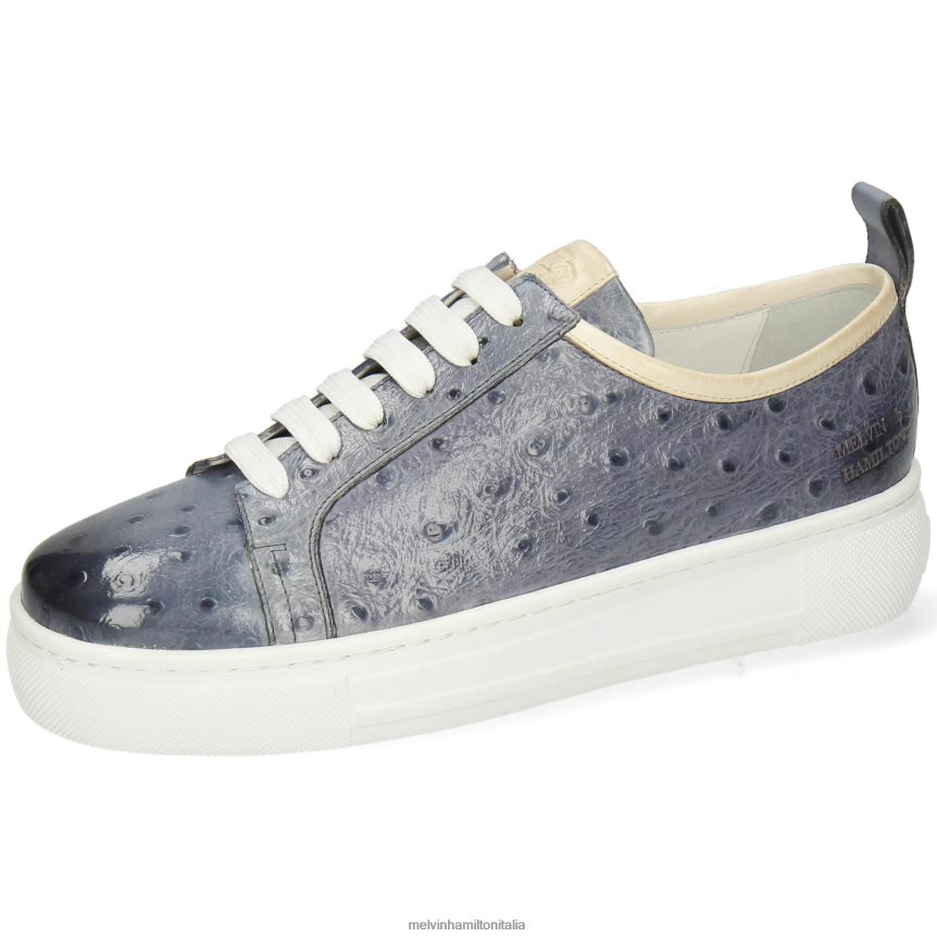 esso Melvin & Hamilton donne ambra 6 grigio scarpe da ginnastica DLT2BB1806