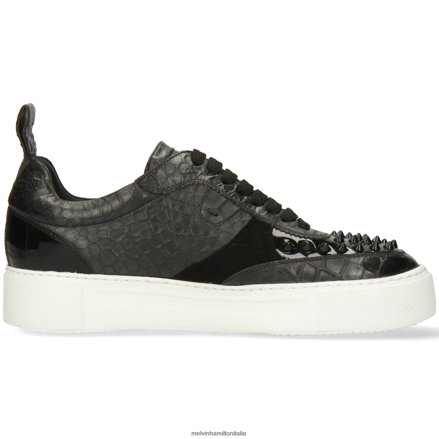 esso Melvin & Hamilton donne ambra 9 nero scarpe da ginnastica L80P2P1797