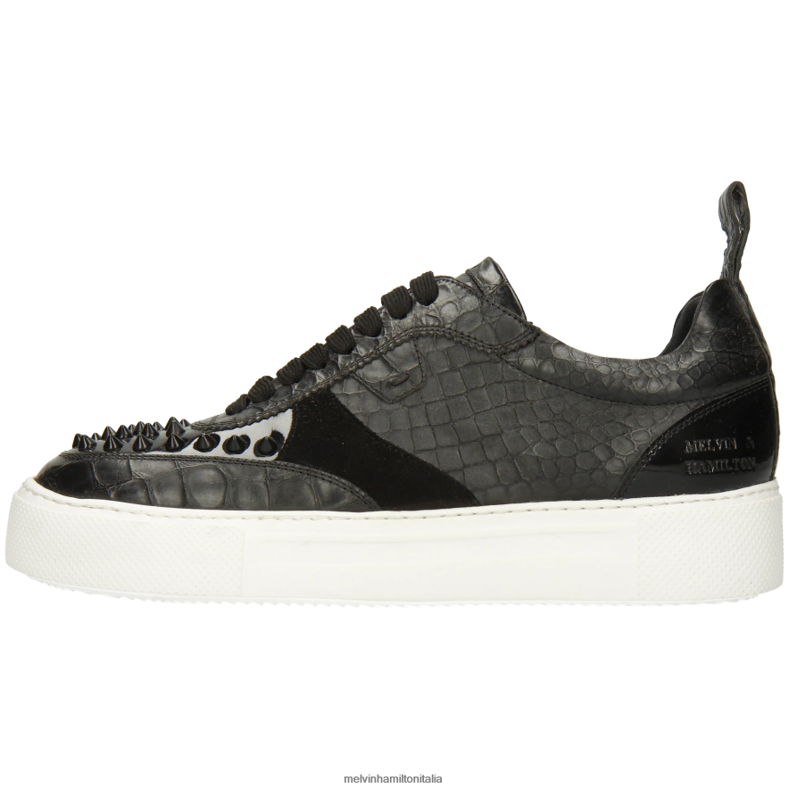 esso Melvin & Hamilton donne ambra 9 nero scarpe da ginnastica L80P2P1797