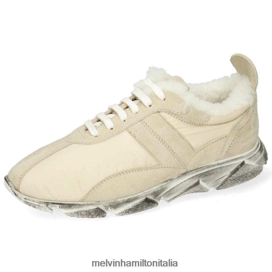 esso Melvin & Hamilton donne briana 1 beige scarpe da ginnastica L80P2P1822