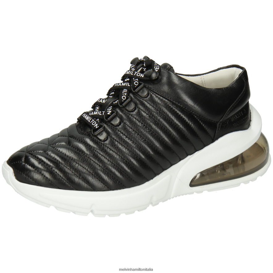 esso Melvin & Hamilton donne pamela 1 nero scarpe da ginnastica L80P2P1869