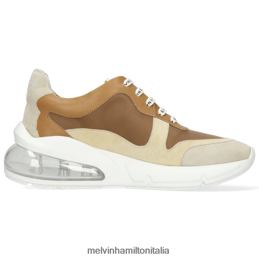 esso Melvin & Hamilton donne pamela 4 Marrone chiaro scarpe da ginnastica L80P2P1859