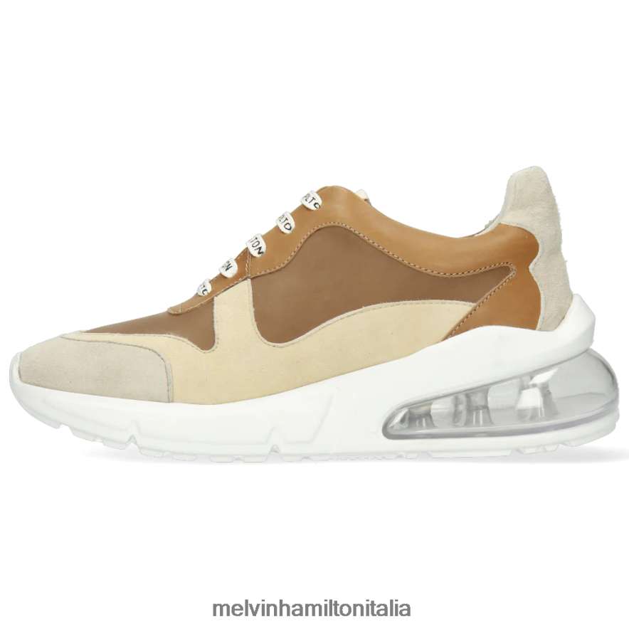esso Melvin & Hamilton donne pamela 4 Marrone chiaro scarpe da ginnastica L80P2P1859