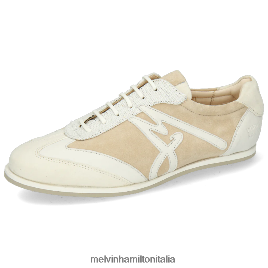 esso Melvin & Hamilton donne perla 4 beige scarpe da ginnastica L80P2P1861