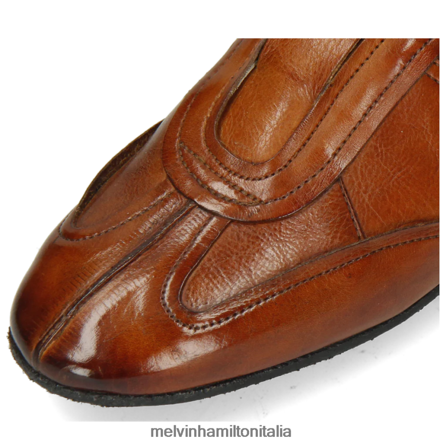 esso Melvin & Hamilton donne perla 7 marrone scarpe da ginnastica L80P2P1832