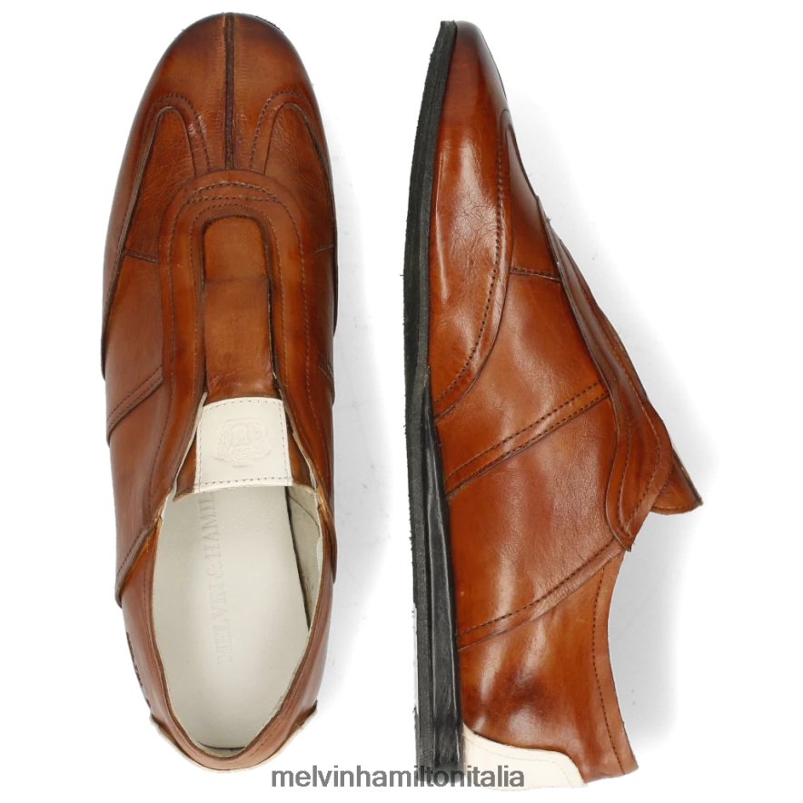 esso Melvin & Hamilton donne perla 7 marrone scarpe da ginnastica L80P2P1832