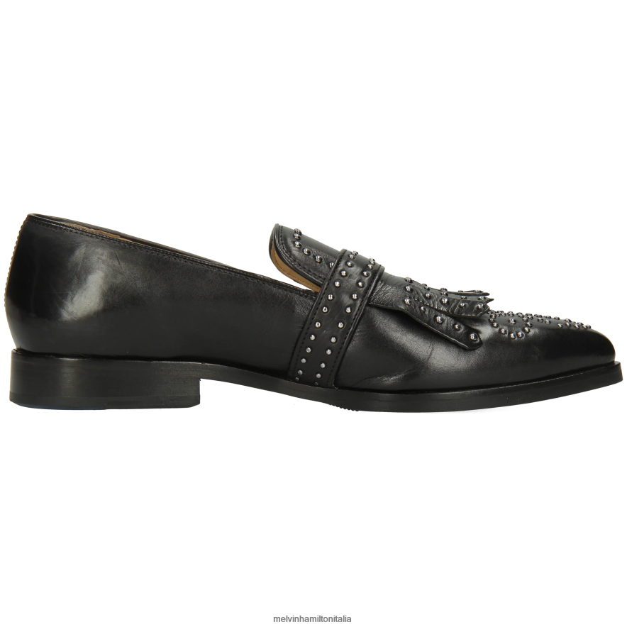 esso Melvin & Hamilton donne Jessy 26 nero scarpe da monaco L80P2P1481