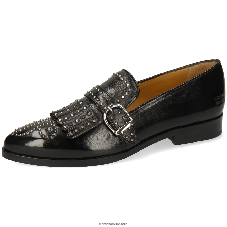 esso Melvin & Hamilton donne Jessy 26 nero scarpe da monaco L80P2P1489