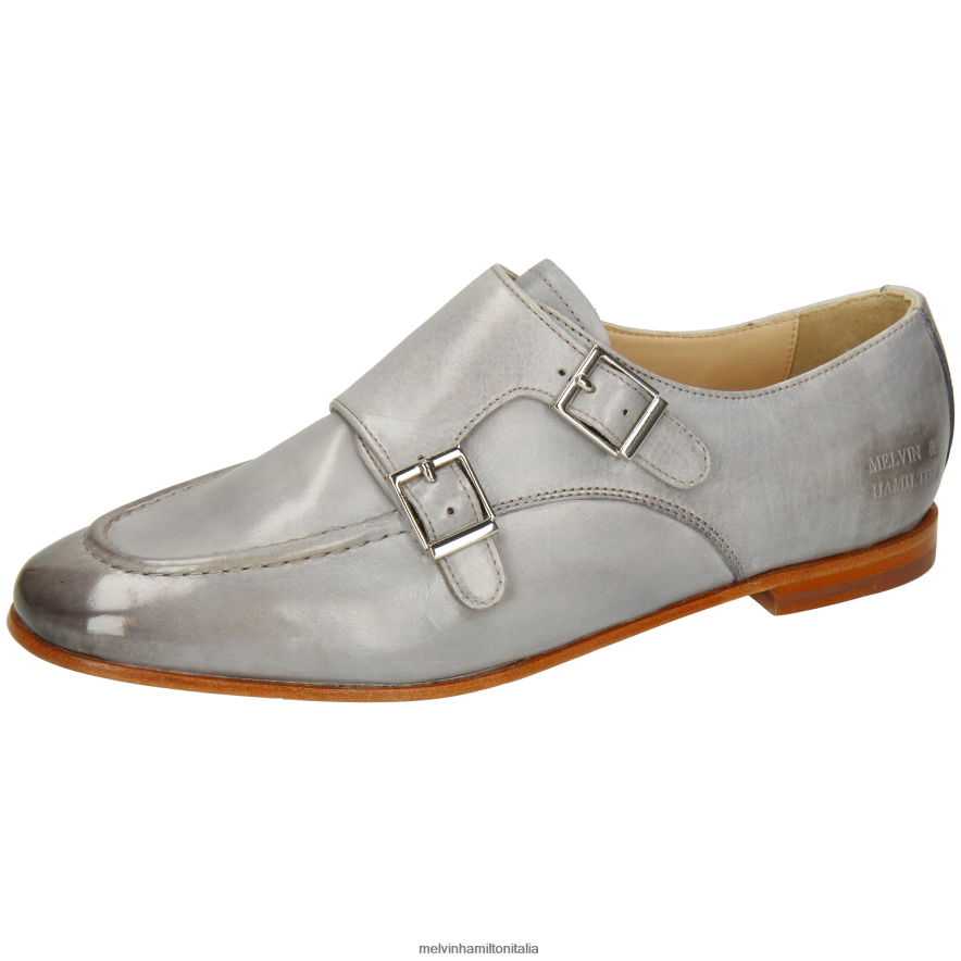 esso Melvin & Hamilton donne Scarlett 68 grigio scarpe da monaco L80P2P1476
