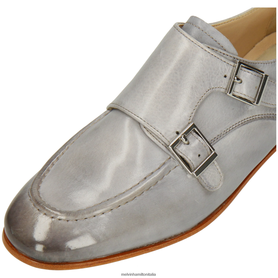 esso Melvin & Hamilton donne Scarlett 68 grigio scarpe da monaco L80P2P1476