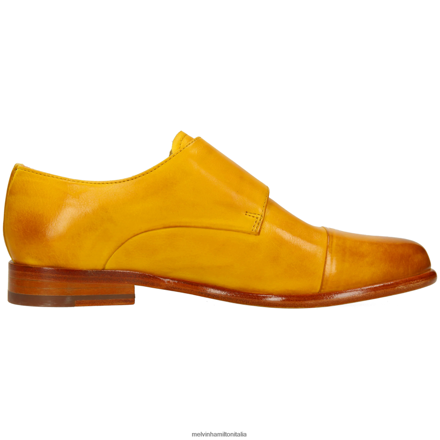 esso Melvin & Hamilton donne Selina 87 giallo scarpe da monaco L80P2P1479