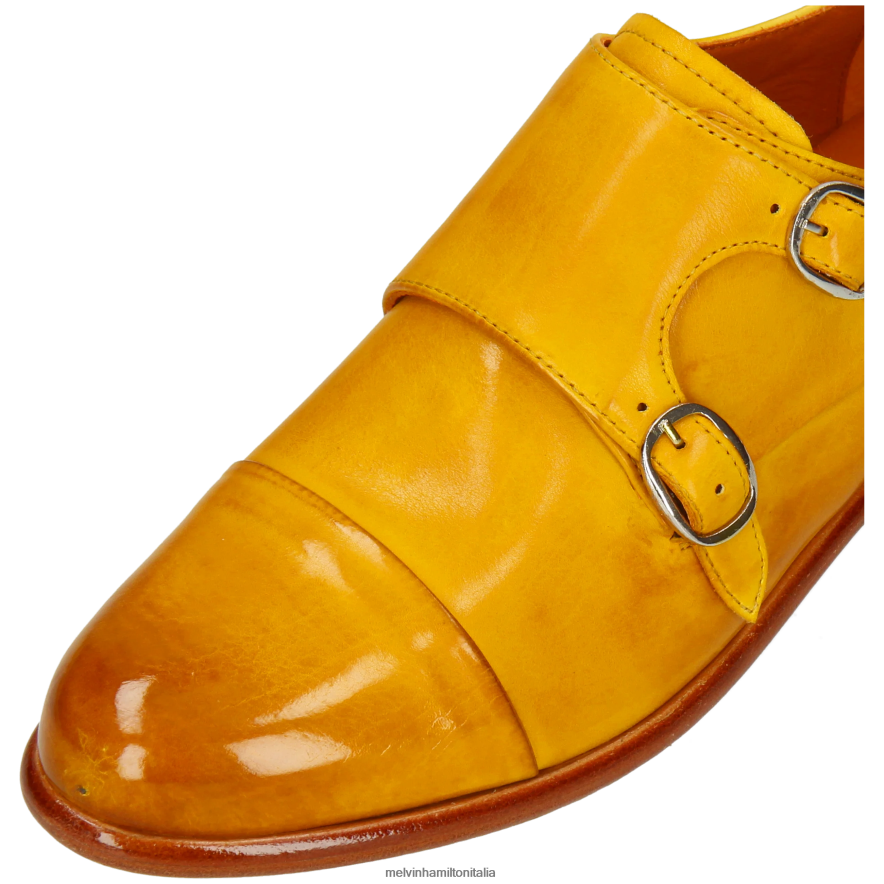 esso Melvin & Hamilton donne Selina 87 giallo scarpe da monaco L80P2P1479