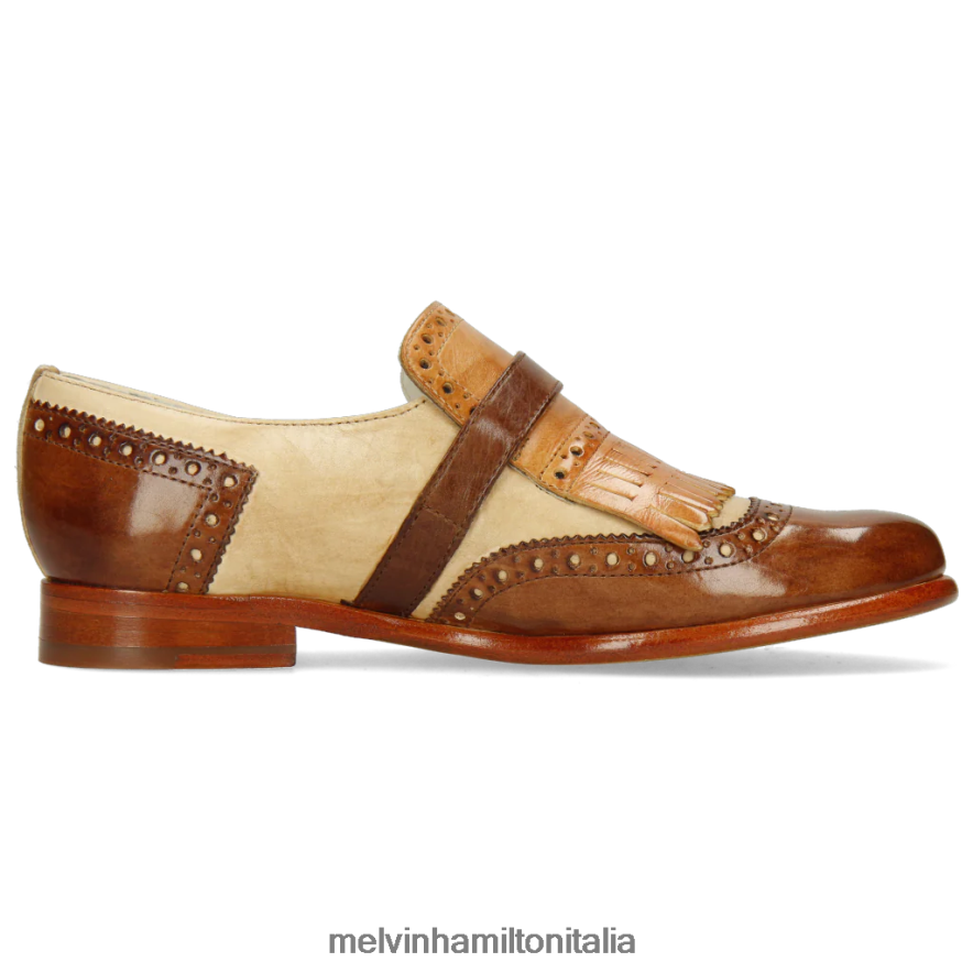 esso Melvin & Hamilton donne selina 2 marrone scarpe da monaco L80P2P1495