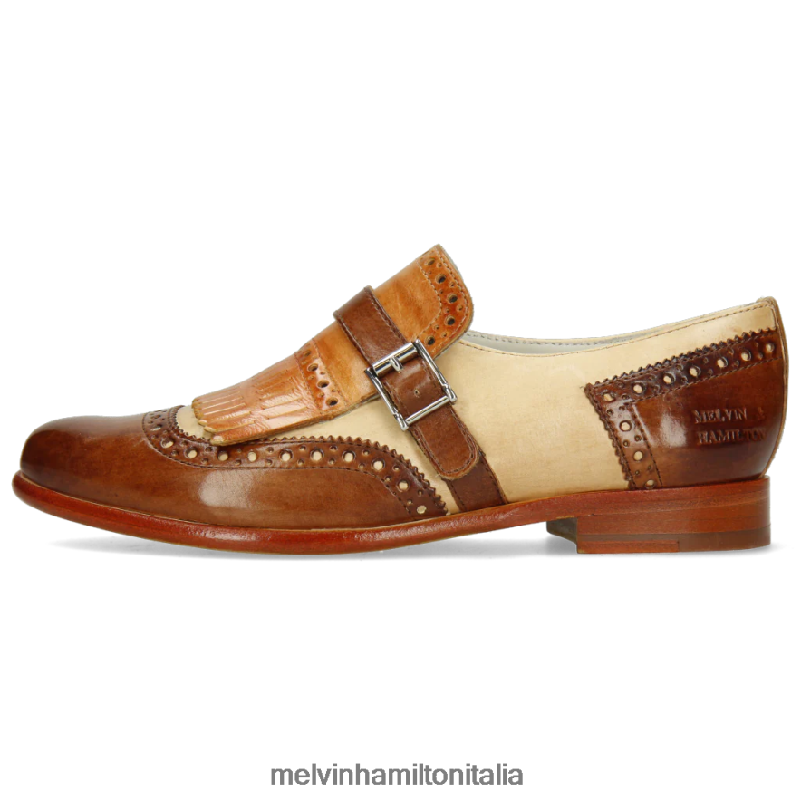 esso Melvin & Hamilton donne selina 2 marrone scarpe da monaco L80P2P1495