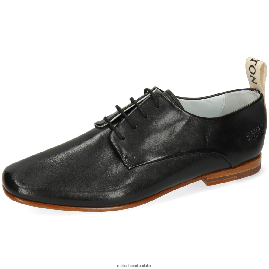 esso Melvin & Hamilton donne Camilla 5 nero scarpe derby L80P2P1512