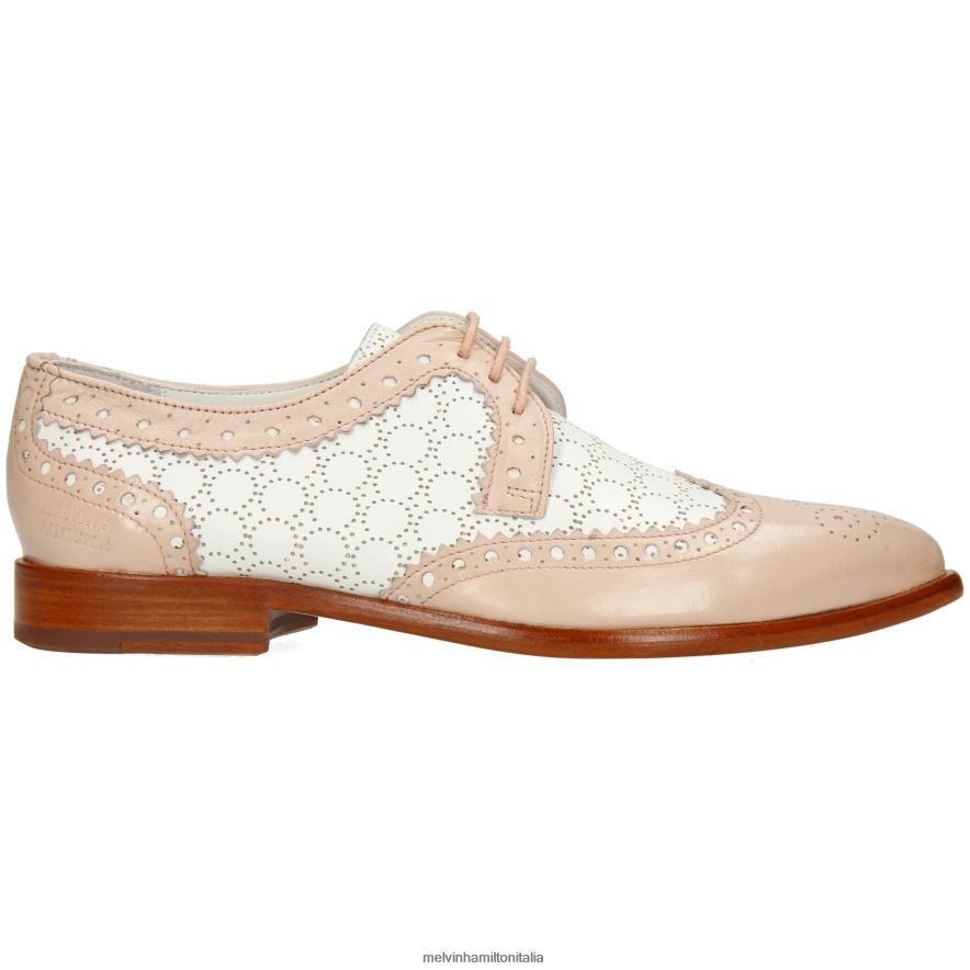 esso Melvin & Hamilton donne Jessy 53 rosa scarpe derby L80P2P1506
