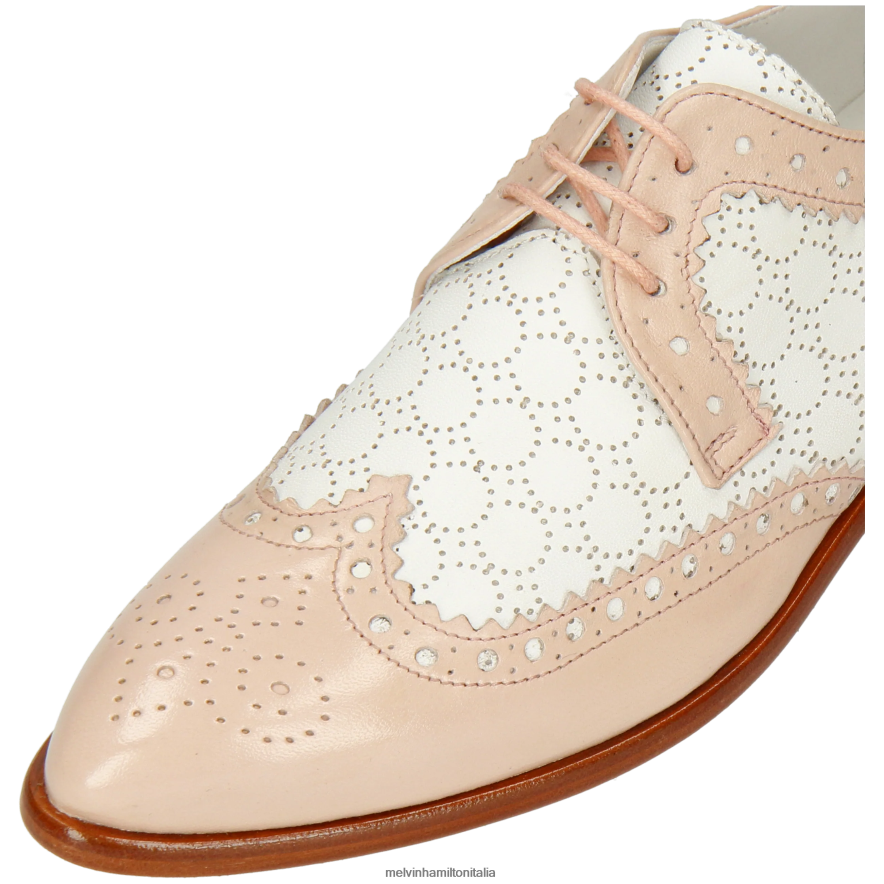 esso Melvin & Hamilton donne Jessy 53 rosa scarpe derby L80P2P1506