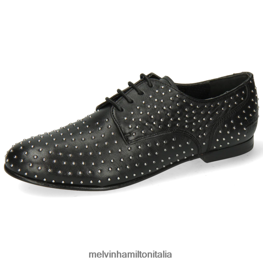 esso Melvin & Hamilton donne Sonia 10 nero scarpe derby L80P2P1522
