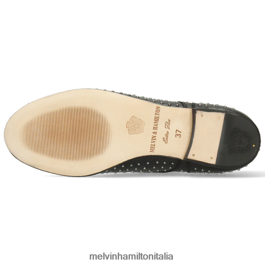 esso Melvin & Hamilton donne Sonia 10 nero scarpe derby L80P2P1522