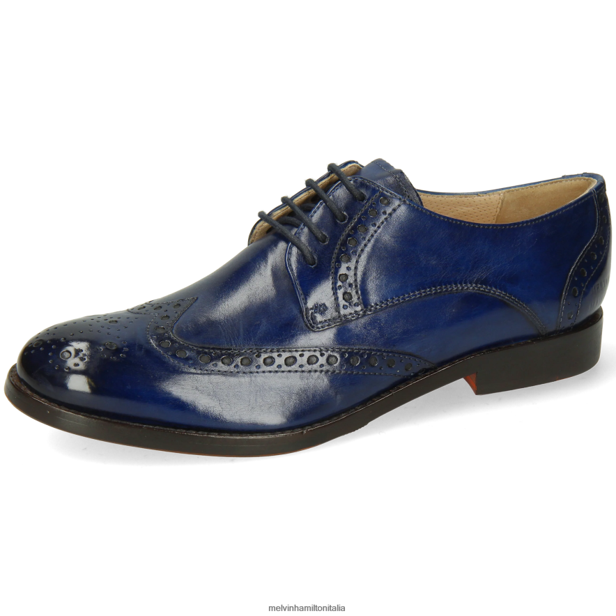 esso Melvin & Hamilton donne amélie 3 blu scarpe derby L80P2P1499