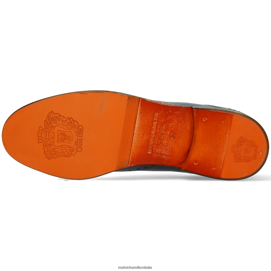 esso Melvin & Hamilton donne amélie 3 blu scarpe derby L80P2P1499