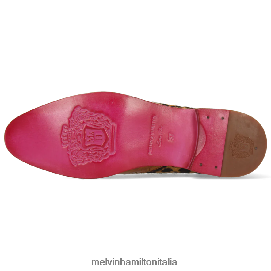 esso Melvin & Hamilton donne betta 3 marrone scarpe derby L80P2P1524
