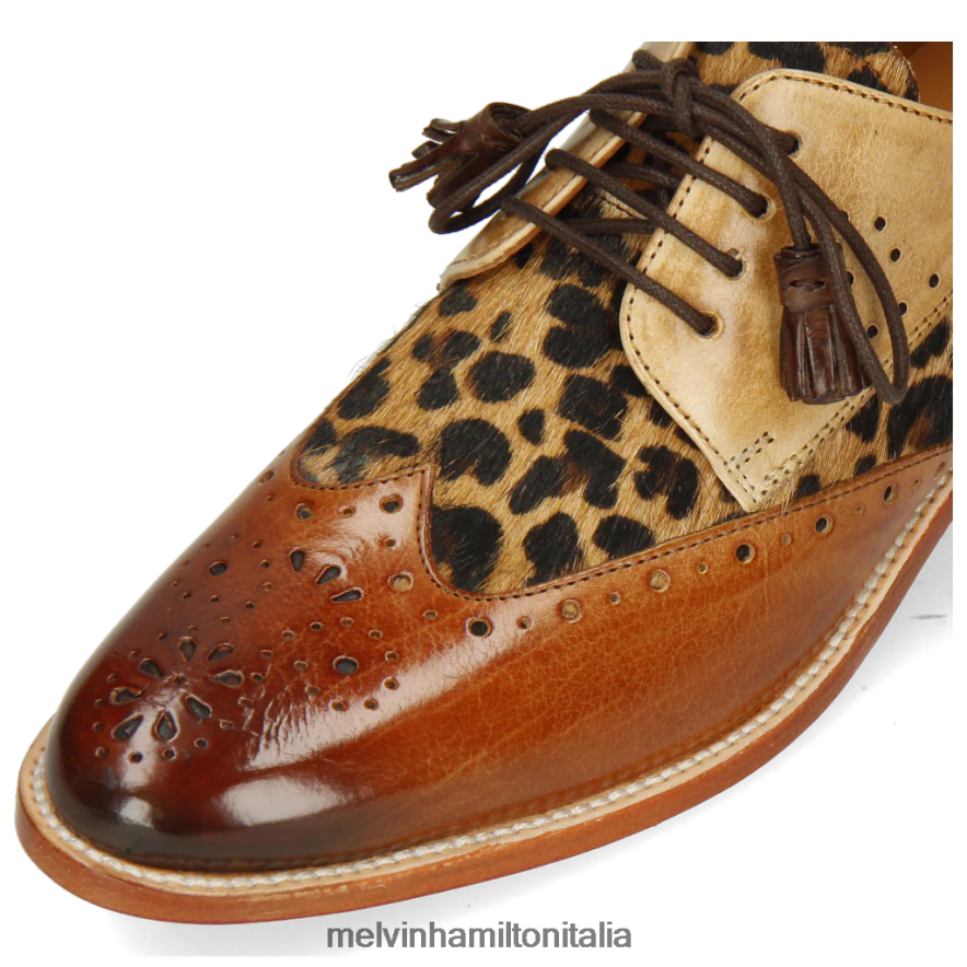 esso Melvin & Hamilton donne betta 3 marrone scarpe derby L80P2P1524