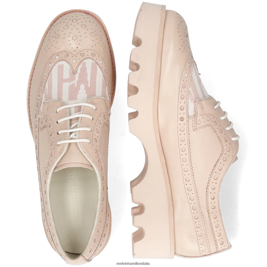 esso Melvin & Hamilton donne giada 2 rosa scarpe derby L80P2P1513