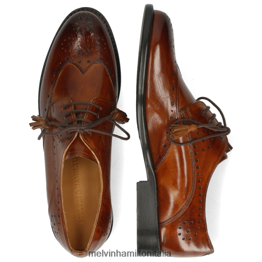 esso Melvin & Hamilton donne selina 41 marrone scarpe derby L80P2P1516