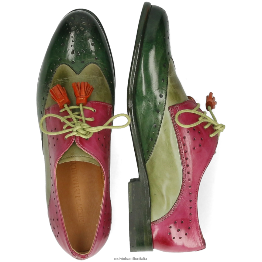 esso Melvin & Hamilton donne selina 41 multi scarpe derby DLT2BB1529