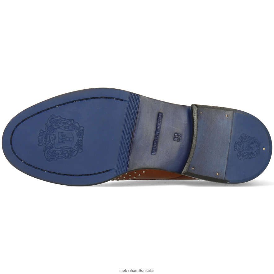esso Melvin & Hamilton donne sortita 151 marrone scarpe derby L80P2P1526