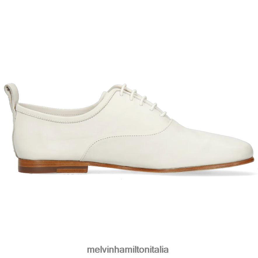 esso Melvin & Hamilton donne Camilla 1 bianco scarpe oxford L80P2P1300