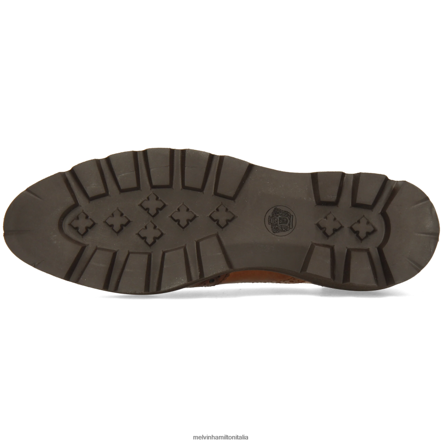 esso Melvin & Hamilton donne Molly 2 marrone scarpe oxford L80P2P1266